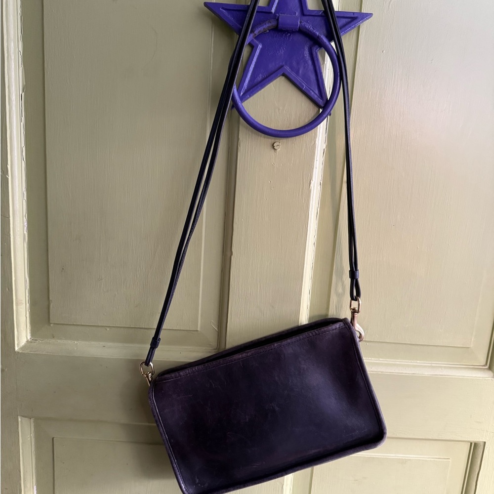 Vintage Coach Leather Crossbody Bag